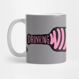 drinking wine feeling fine Mug